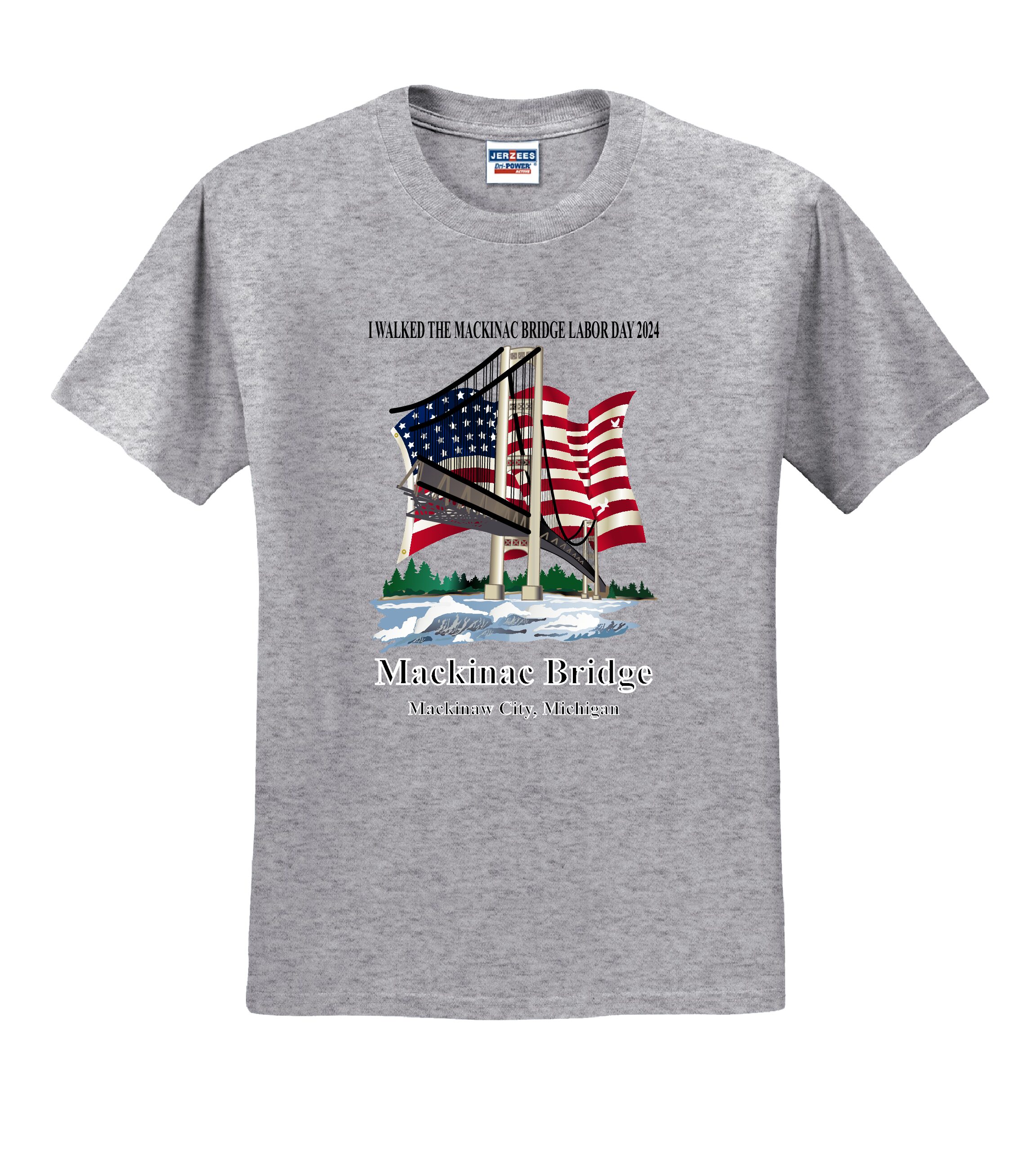 Mackinac Bridge Walk Flag Bridge