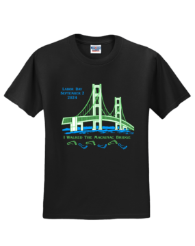 Mackinac Bridge Walk Foot Prints