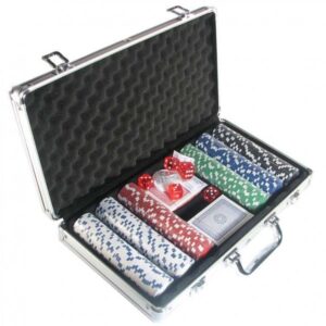 300 Chip Aluminum Poker Set Houston