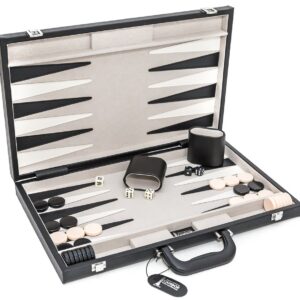 Genuine Leather Backgammon Game