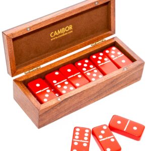 Deluxe Jumbo Size Double Six Dominoes Set
